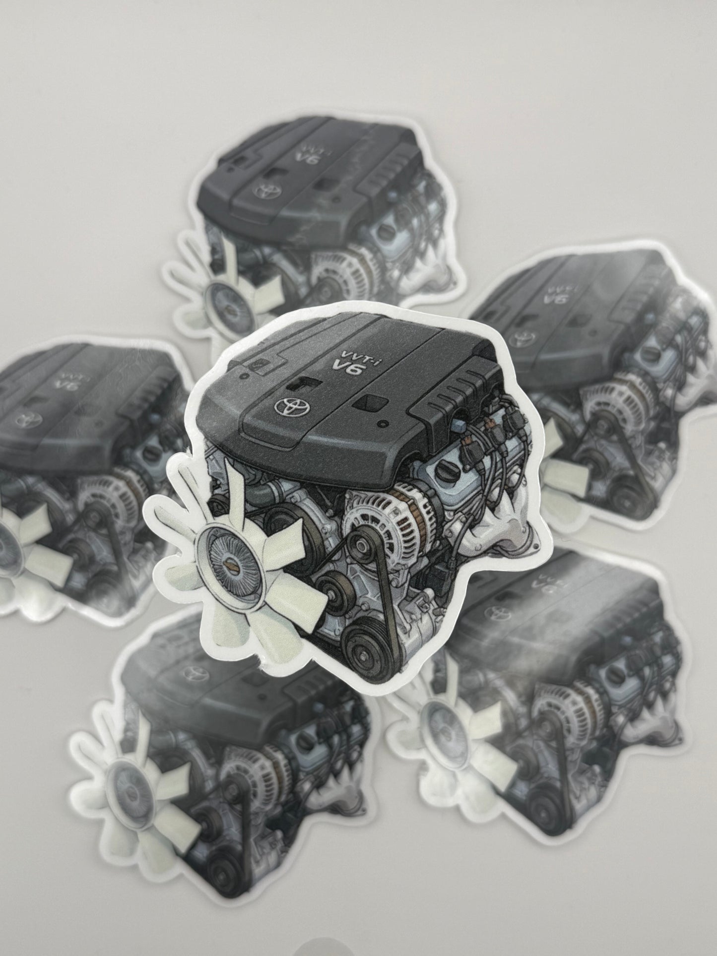 Toyota 1GR-FE 4.0L V6 Engine Sticker | Tacoma, 4Runner & FJ Cruiser Decal