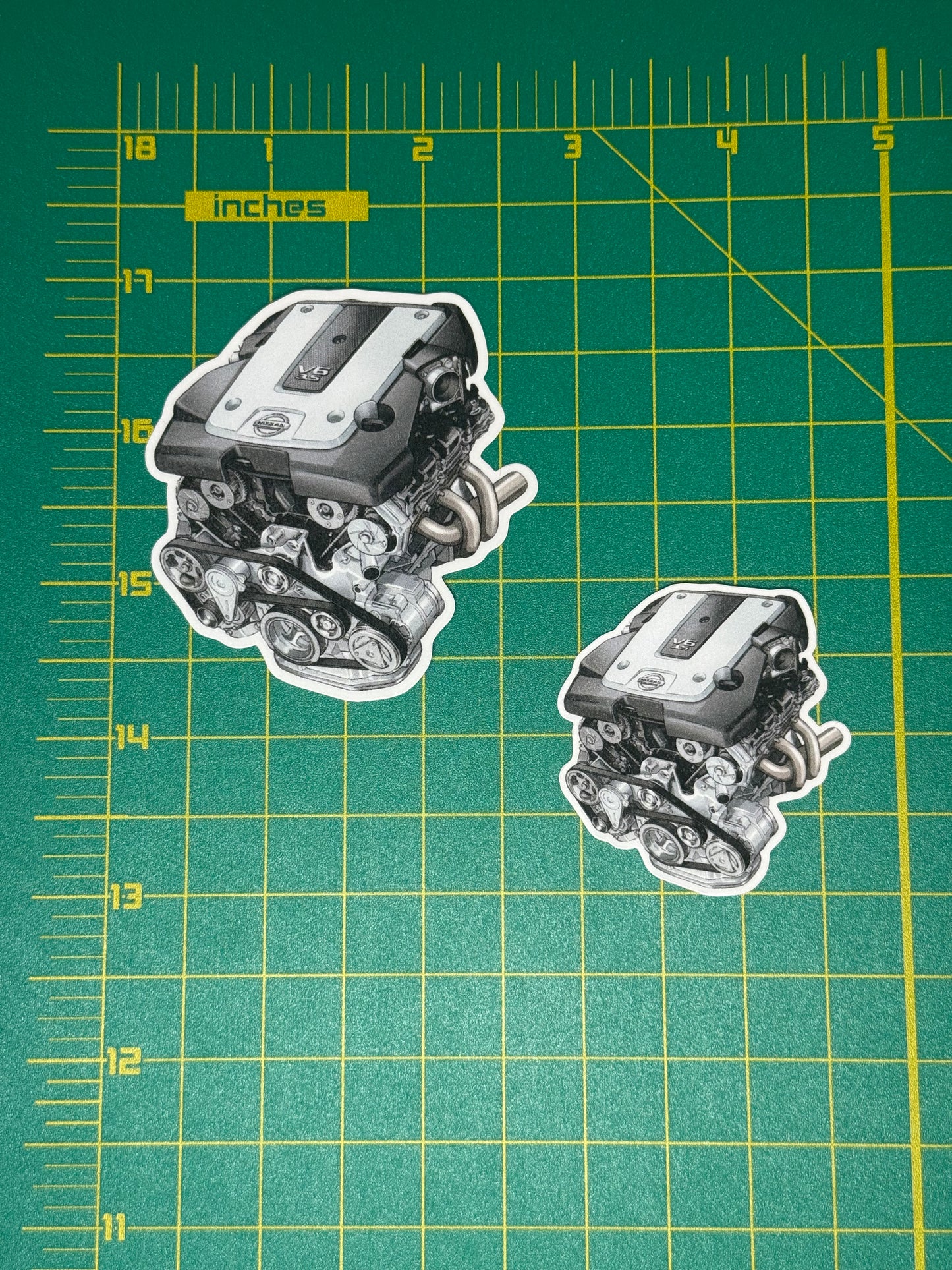 Nissan VQ35DE Engine Sticker | 350Z (Z33) & G35 (V35) Single Intake Decal